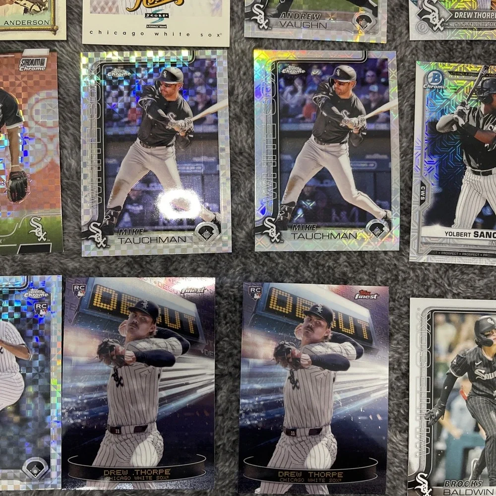Chicago White Sox 37 Card Lot - Rookies, Stars,‎ Inserts, Parallels
